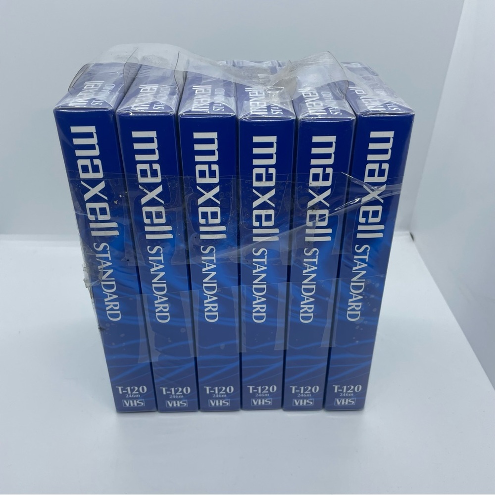 Maxell Standard T-120 VHS Tapes